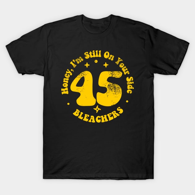 Bleachers 45 Lyrics T-Shirt by MorvernDesigns